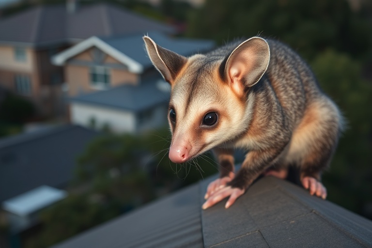 Possum in Boronia residential area