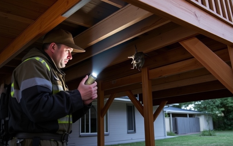 Under Deck Possum Removal in Boronia
